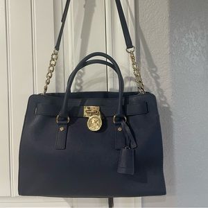 Authentic Navy Michael Kors Purse